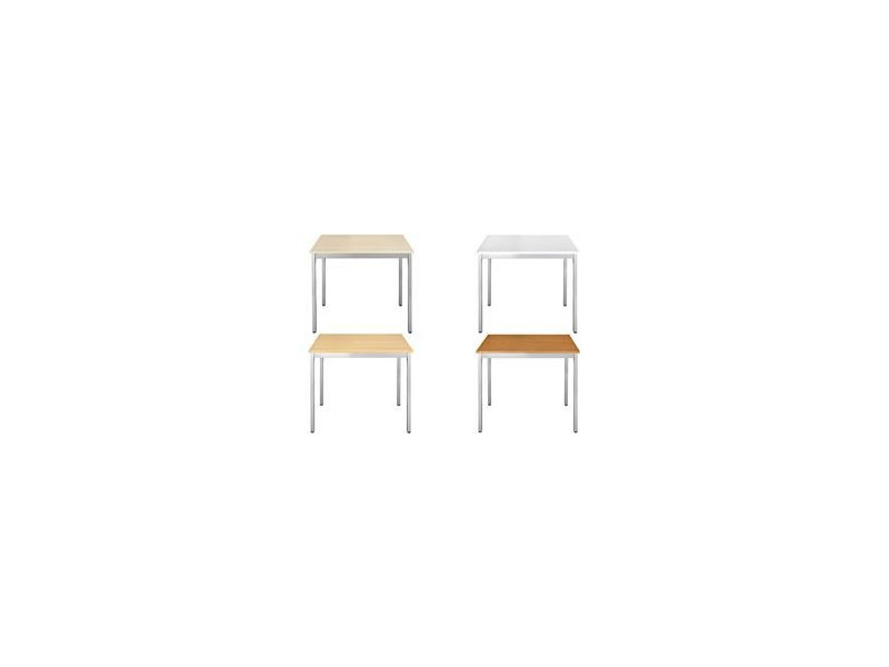 SODEMATUB Table universelle 147RGA, 1400x700, gris clair/alu