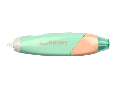 Pentel Ruban correcteur rétractable KNOKY, 5 mm x 6 m, vert