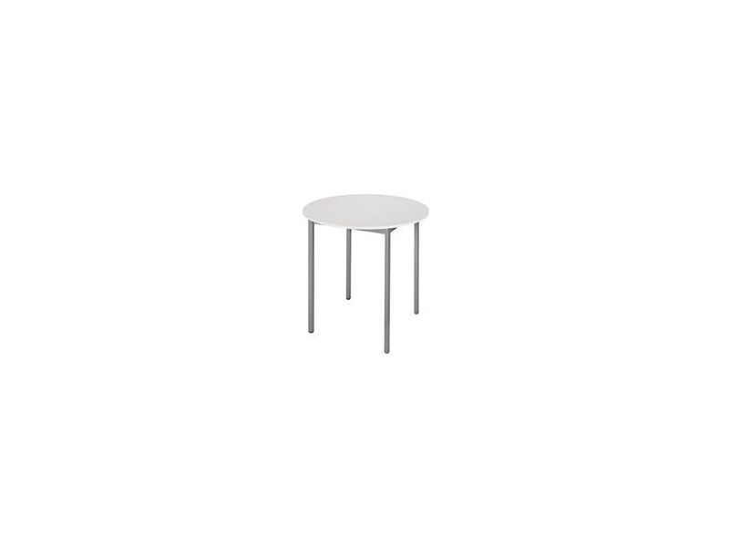 SODEMATUB Table universelle 80ROGG, rond, 800 mm, gris/gris