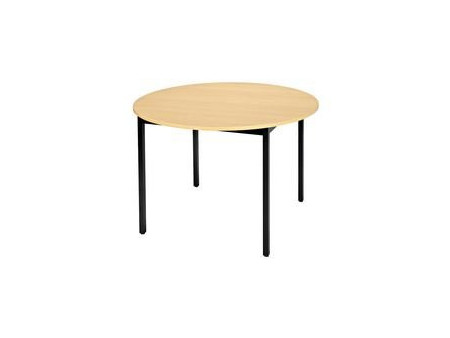 SODEMATUB Table universelle 120ROHN, 1.200 mm, hêtre/noir