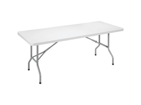 SODEMATUB Table pliante YCZ-183 en plastique, gris clair