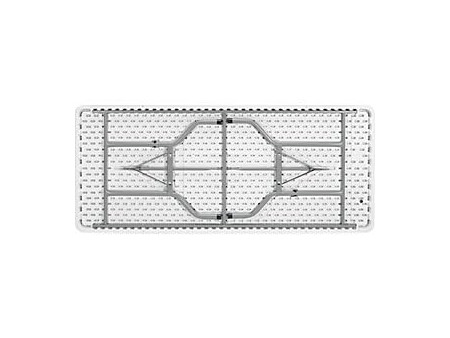 SODEMATUB Table pliante YCZ-183 en plastique, gris clair