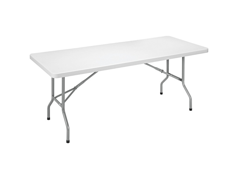 SODEMATUB Table pliante YCZ-152 en plastique, gris clair