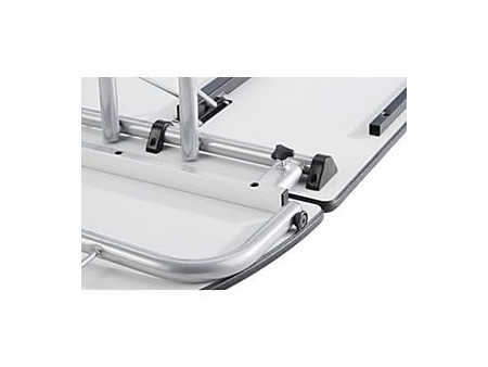 SODEMATUB Table pliante TPMU168GA, 1.600 x 80 mm, gris/alu