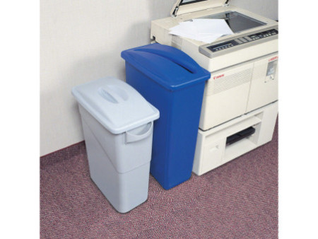 Rubbermaid Couvercle Slim Jim pour papier, bleu