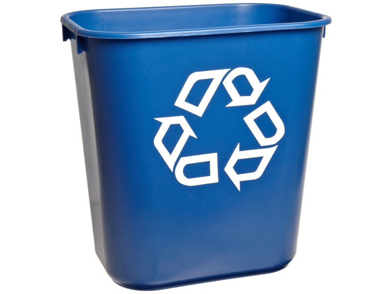 Rubbermaid Corbeille à papier, 12,9 litres, rectangulaire