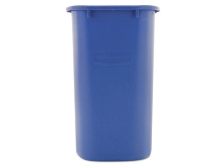Rubbermaid Corbeille à papier, 39 litres, PE, bleu