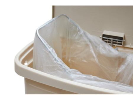 Rubbermaid Collecteur à pédale Slim Jim, 30 litres, beige