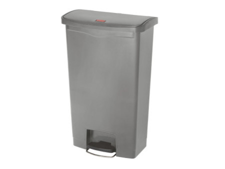 Rubbermaid Collecteur à pédale Slim Jim, 68 litres, beige