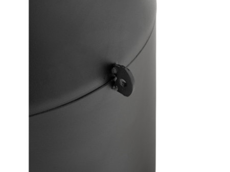Rubbermaid Cendrier sur pied Infinity Genie, rond, noir