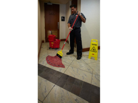 Rubbermaid Panneau d'avertissement 'Caution', trilingue