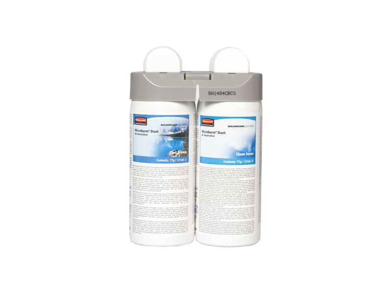 Rubbermaid Désodorisant Microburst Duet 'Clean Sense'