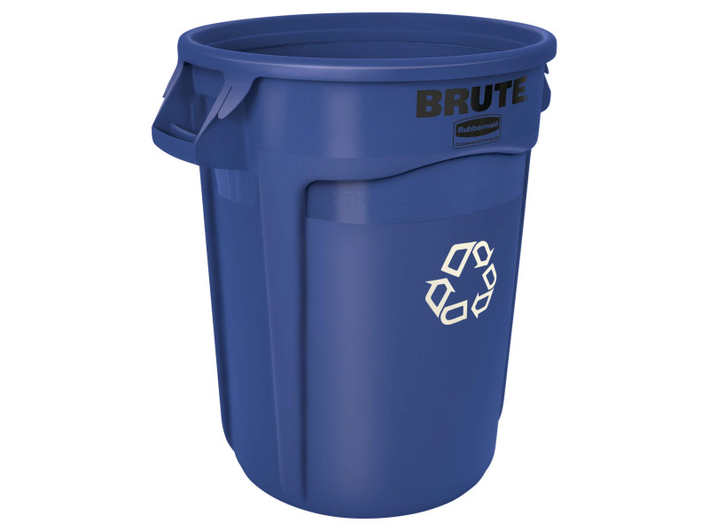 Rubbermaid Collecteur BRUTE 75,7 litres, en PP, jaune
