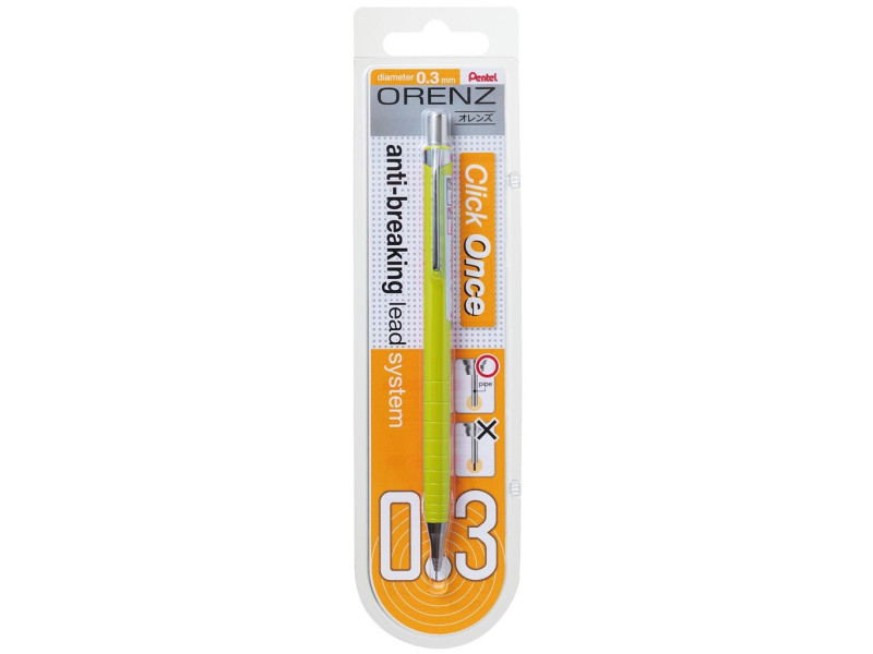 Pentel Porte-mines ORENZ, 0,3 mm, jaune