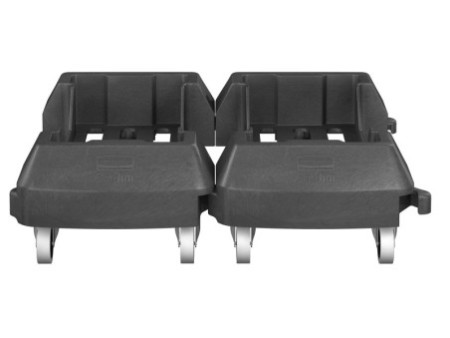 Rubbermaid Socle clipsable Slim Jim, noir