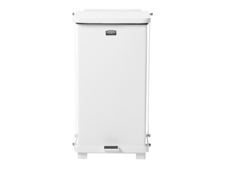 Rubbermaid Defender en acier, 24 litres, blanc