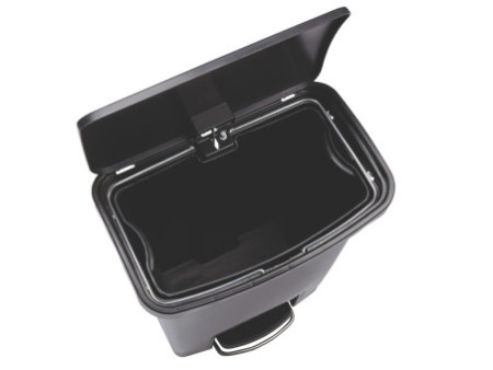Rubbermaid Collecteur à pédale Slim Jim, 30 litres, noir