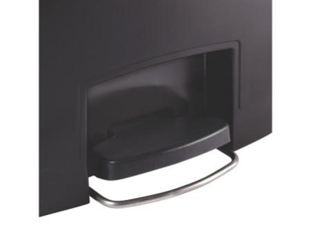 Rubbermaid Collecteur à pédale Slim Jim, 30 litres, noir