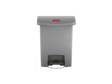 Rubbermaid Collecteur à pédale Slim Jim, 30 litres, gris