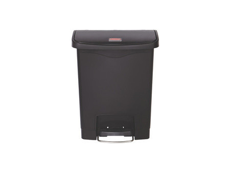 Rubbermaid Collecteur à pédale Slim Jim, 30 litres, gris