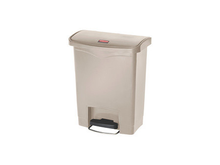 Rubbermaid Collecteur à pédale Slim Jim, 30 litres, gris