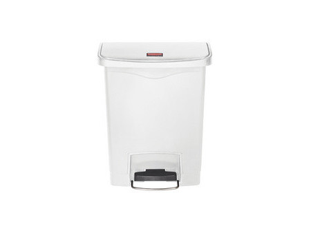 Rubbermaid Collecteur à pédale Slim Jim, 30 litres, gris