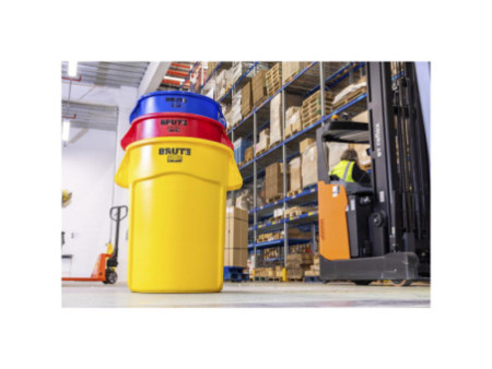 Rubbermaid Collecteur BRUTE 121,1 litres, en PP, blanc