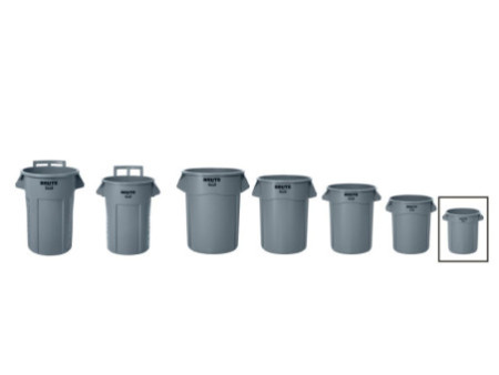 Rubbermaid Collecteur BRUTE 37,9 litres, en PP, gris
