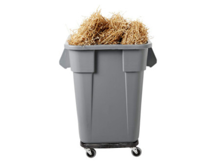 Rubbermaid Collecteur BRUTE 151,4 litres, carré, en PP, gris