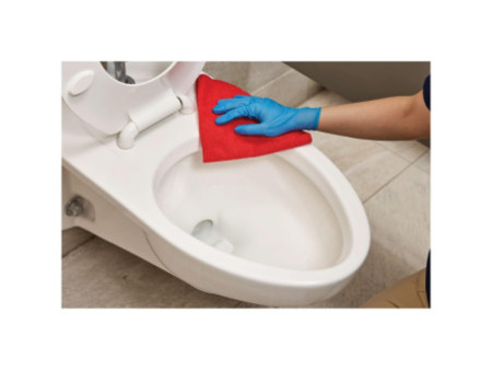 Rubbermaid Chiffon en microfibre HYGEN R-40, rouge