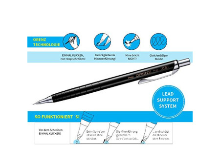 Pentel Porte-mines ORENZ, 0,7 mm, bleu ciel