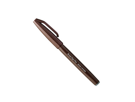 PentelArts Stylo feutre Brush Sign Pen SES15, marron foncé