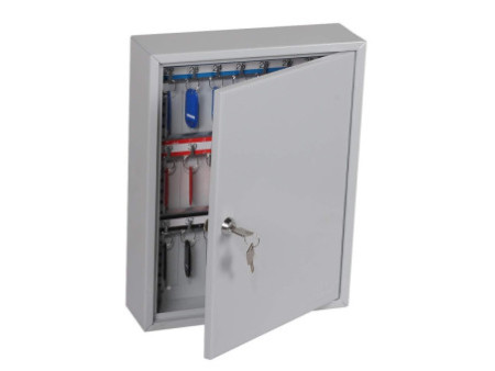 phoenix Armoire à clés KC0601K pour 42 clés, gris clair