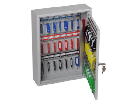phoenix Armoire à clés KC0601K pour 42 clés, gris clair