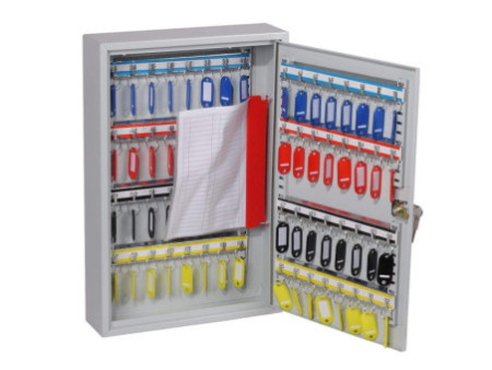 phoenix Armoire à clés KC0602K pour 64 clés, gris clair