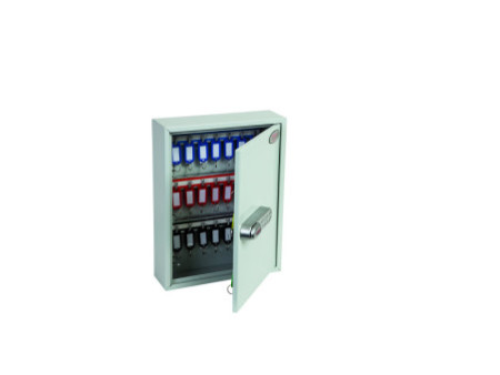 phoenix Armoire à clés KC0601E pour 42 clés, gris clair