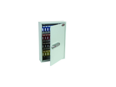 phoenix Armoire à clés KC0602E pour 64 clés, gris clair