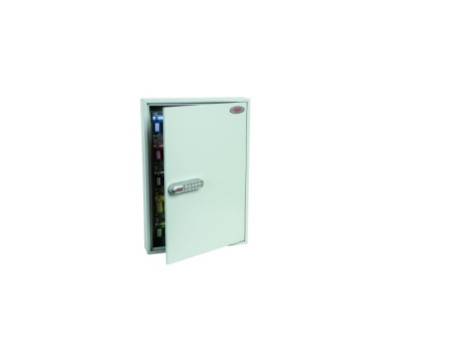 phoenix Armoire à clés KC0603E pour 100 clés, gris clair