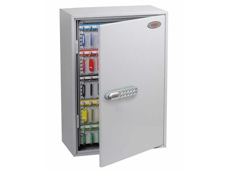 phoenix Armoire à clés KC0605E pour 300 clés, gris clair