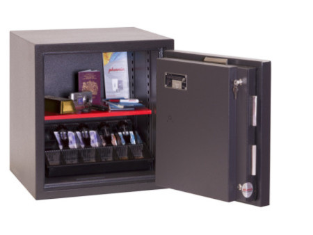 phoenix Coffre-fort anti-effraction MERCURY HS2051K, gris