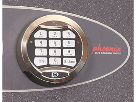 phoenix Coffre-fort anti-effraction MERCURY HS2054E, gris
