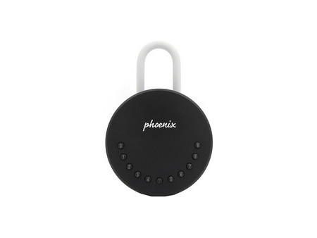 phoenix Boîte à clés SMILE KS0215ES, anse de cadenas, noir