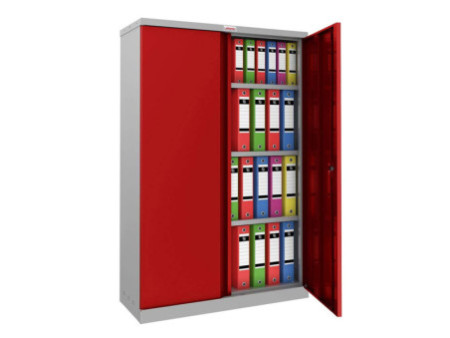 phoenix Armoire de bureau SCL1491, en acier, gris clair/