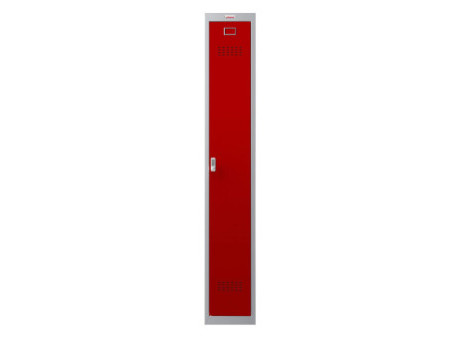 phoenix Vestiaire PL1130, serrure électronique, gris/rouge