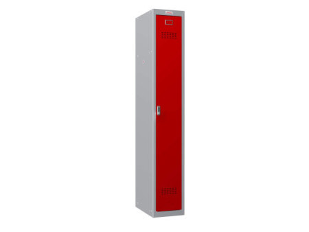 phoenix Vestiaire PL1130, serrure électronique, gris/rouge