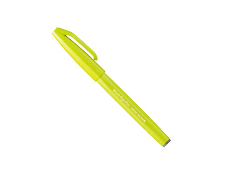 PentelArts Stylo feutre Brush Sign Pen SES15, vert citron