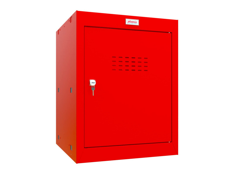 phoenix Casier cubique CL0544, serrure à clé, rouge
