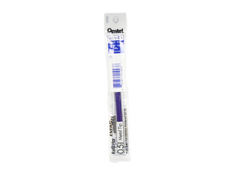 Pentel Recharge pour stylo roller à encre gel LRP5, bleu