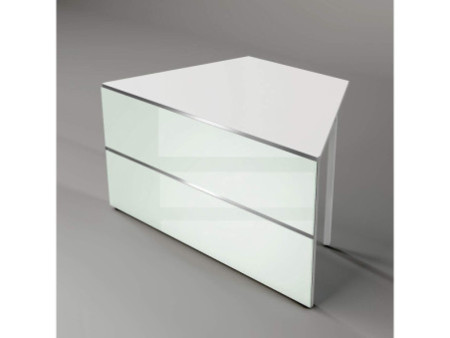 kerkmann Pièce de table annexe Atlantis, blanc/anthracite