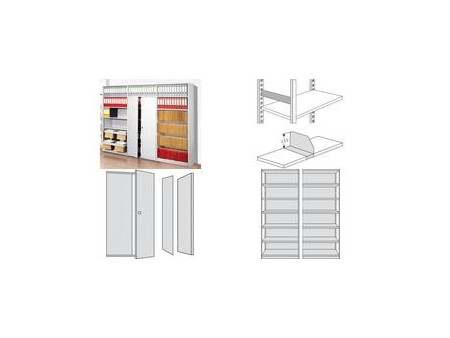 kerkmann Rayonnage de base Progress 500, (H)2.250 mm